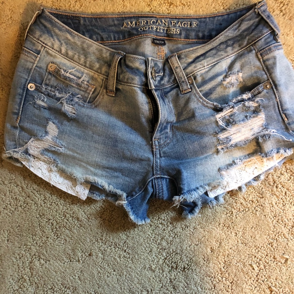 AE Distressed shorts, NWOT